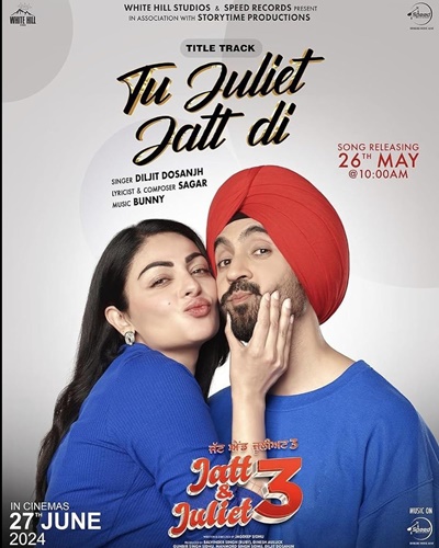 Jatt & Juliet 3 (2024) Punjabi HDTS 480p 400MB 720p 1GB