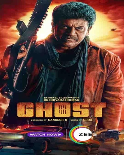 Ghost 2023 UNCUT Hindi ORG Dual HDRip 480p 400MB 720p 1.1GB ESubs